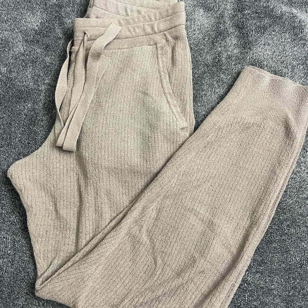 Barefoot Dreams CozyChic Ultra Lite Pants in Taupe